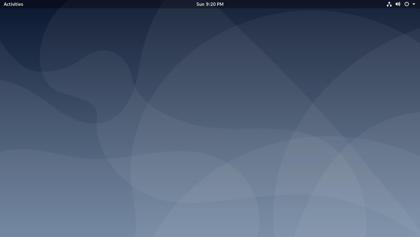 Debian 10 with the GNOME desktop